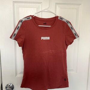 Puma Women's Short Sleeve T-Shirt in Rose-Red